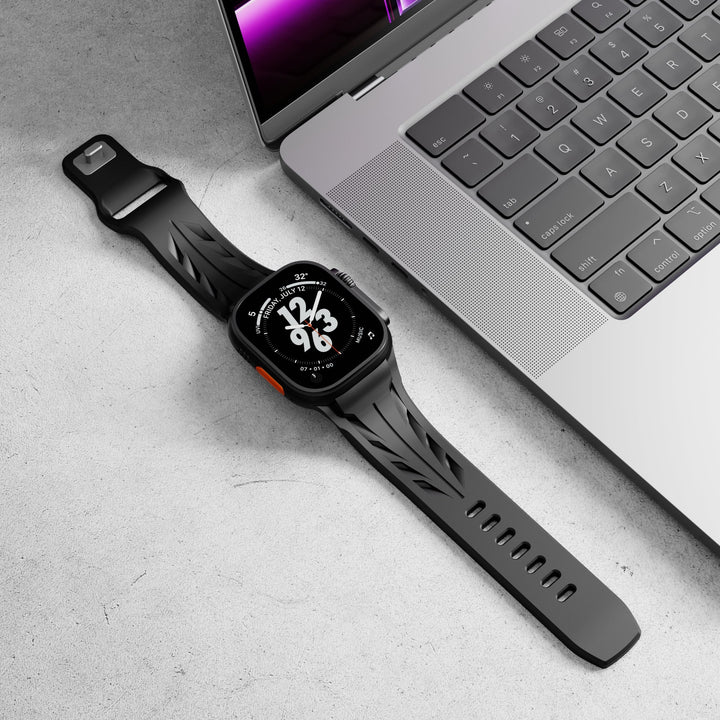 Streamlined Track Silicone Band For Apple Watch