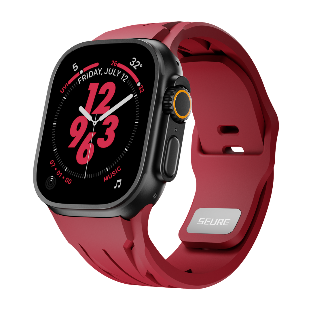 Streamlined Track Silicone Band For Apple Watch