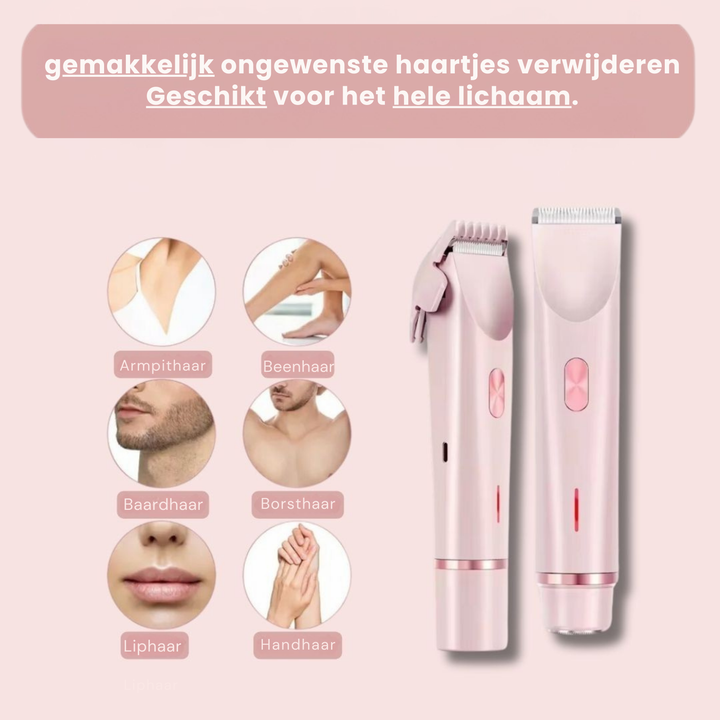ShaveGlow™| 2-in-1 Dames Bodyshaver