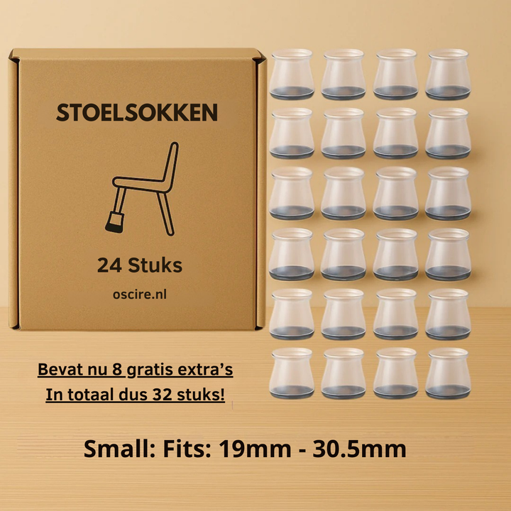 ChairMutes™ Voorkom Krassen Op je Vloer & Verminder Geluid