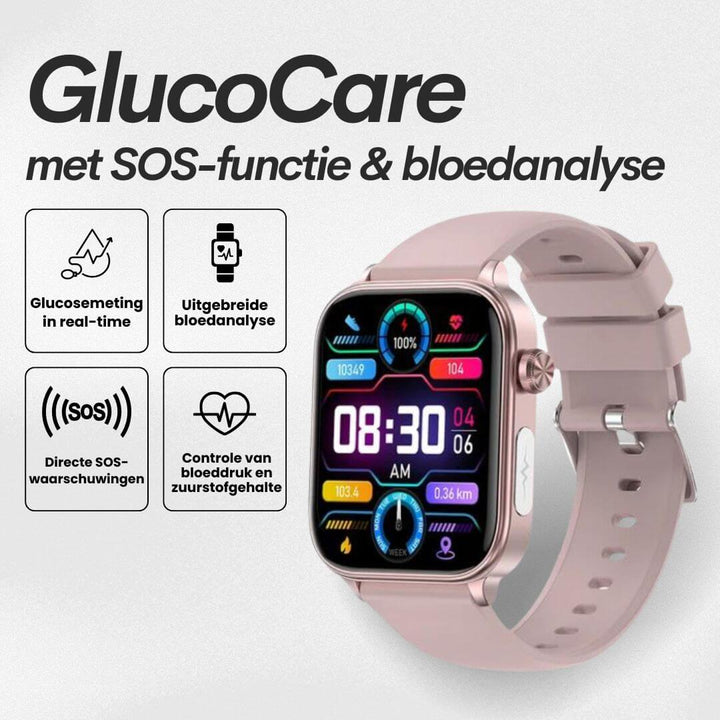 GlucoCare Watch™ | Gecertificeerde Bloedsuikermeting (2025)