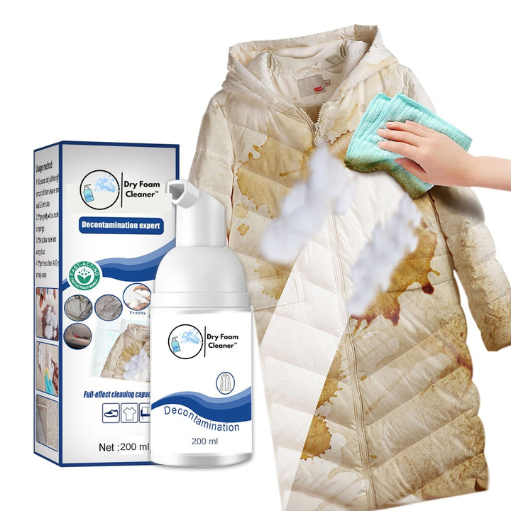 Dry Foam Cleaner™ Verwijdert hardnekkige vlekken moeiteloos