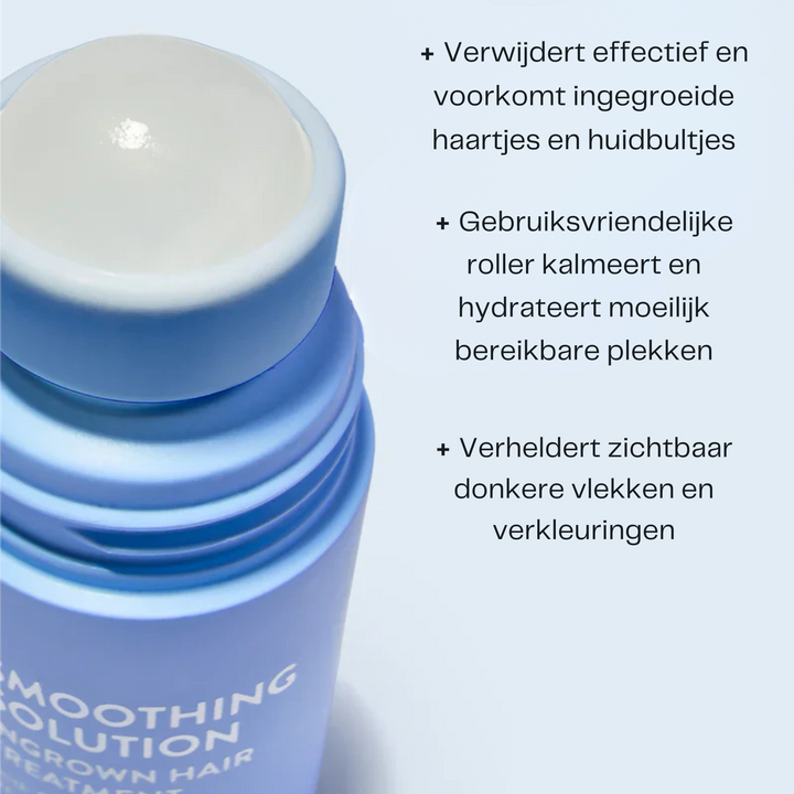 DermaSmooth™ | Tegen Scheerbultjes & Ingegroeide Haartjes