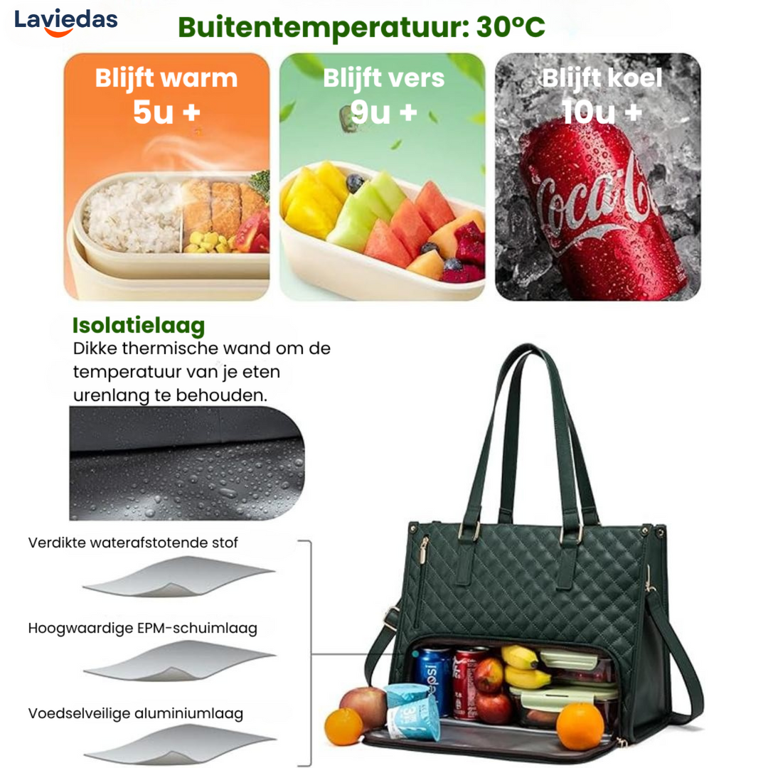 LuxeBag™ | Alles-in-één Werk, Lunch en Laptop