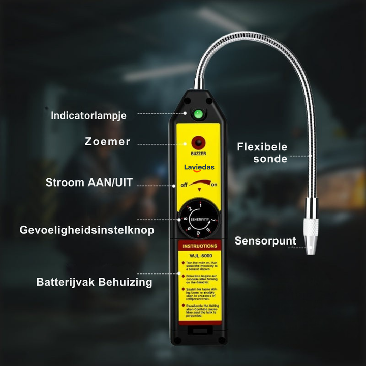 DetectAir™ Multifunctionele Lekdetector voor Auto-Airconditioning