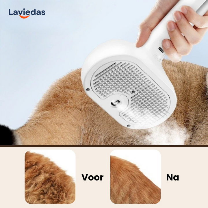 Steami Pro™ Professionele Vachtverzorging Borstel voor Huisdieren