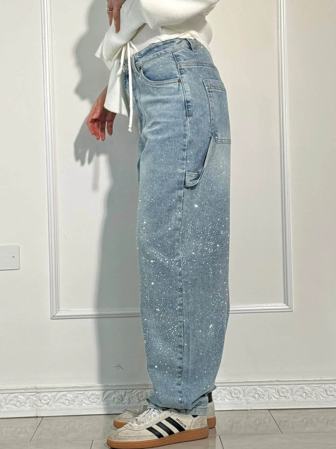 Aurora Glinsterende Jeans