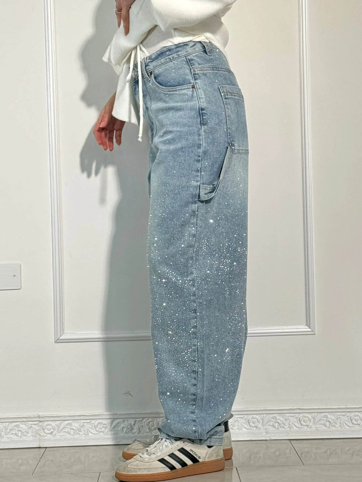 Aurora Glinsterende Jeans