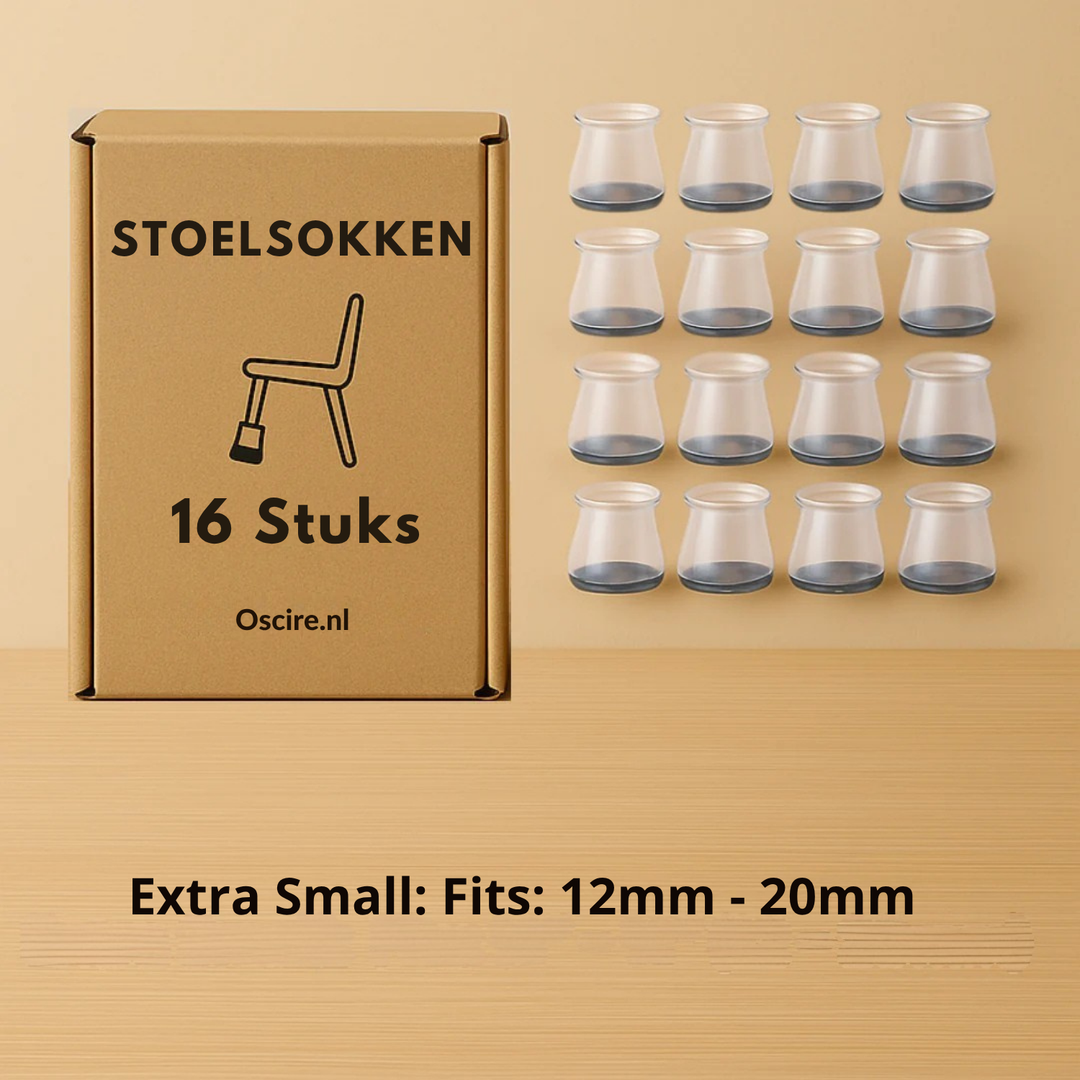ChairMutes™ Voorkom Krassen Op je Vloer & Verminder Geluid