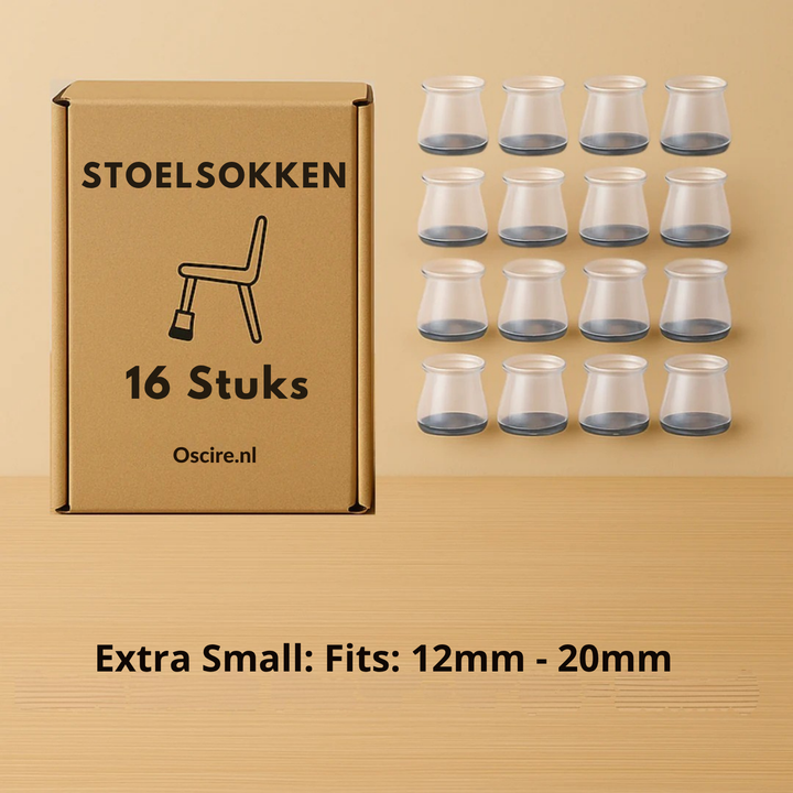 ChairMutes™ Voorkom Krassen Op je Vloer & Verminder Geluid
