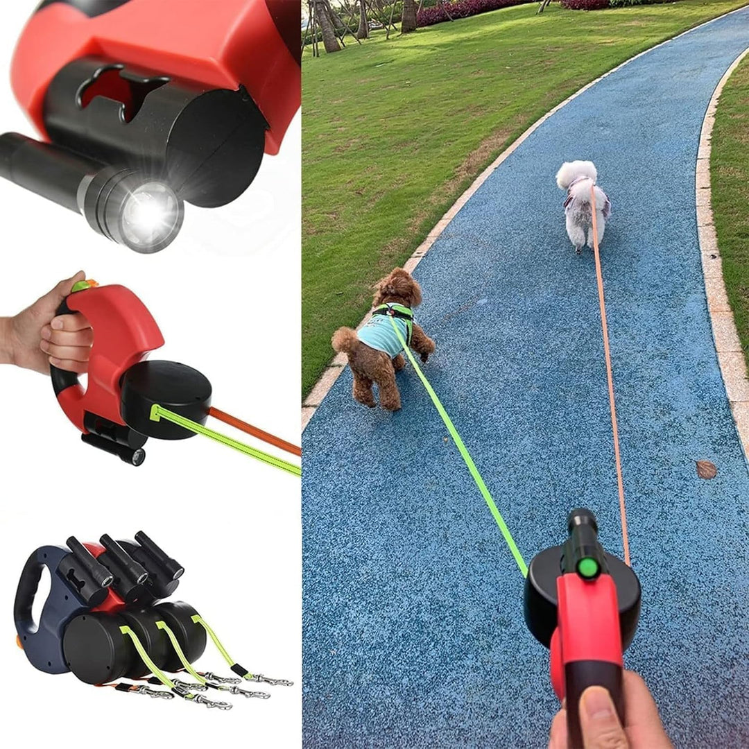 Flexipaws™ | 4-in-1 Leiband voor Honden
