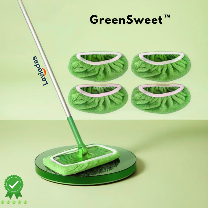 GreenSweet™ - Herbruikbare & Effectieve Moppen voor Swiffer | 2+2 GRATIS