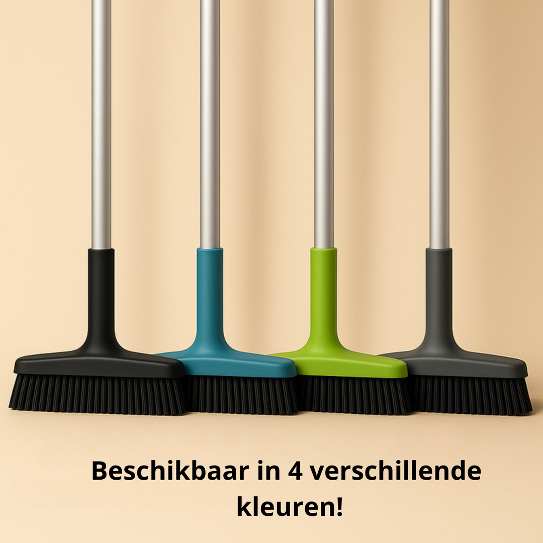 Multifloora™ Professionele Rubberen Bezem voor Huisdierenhaar