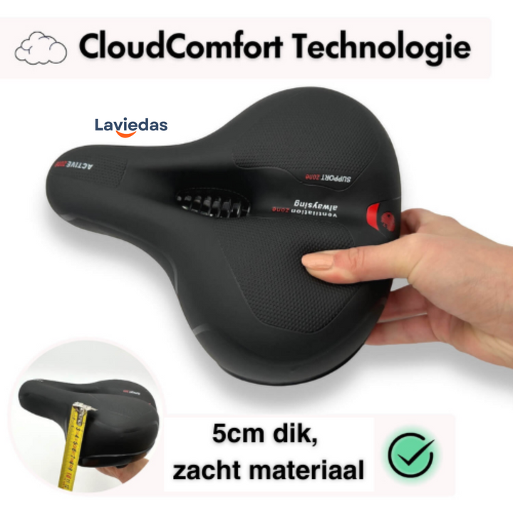 EasyFlex - Schokbreker MTB fietszadel