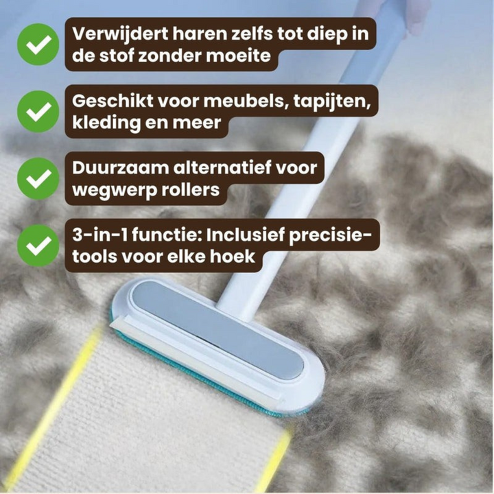 MultiSwipe Pro™ - 3-in-1 Huisdierhaar Verwijderaar