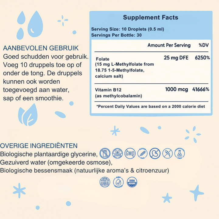 FolaVive™ Ondersteunt hersenfunctie en stemming