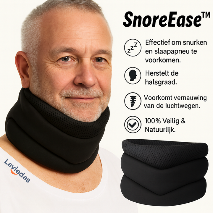 SnoreEase™ Vermindert Snurken & Slaapapneu