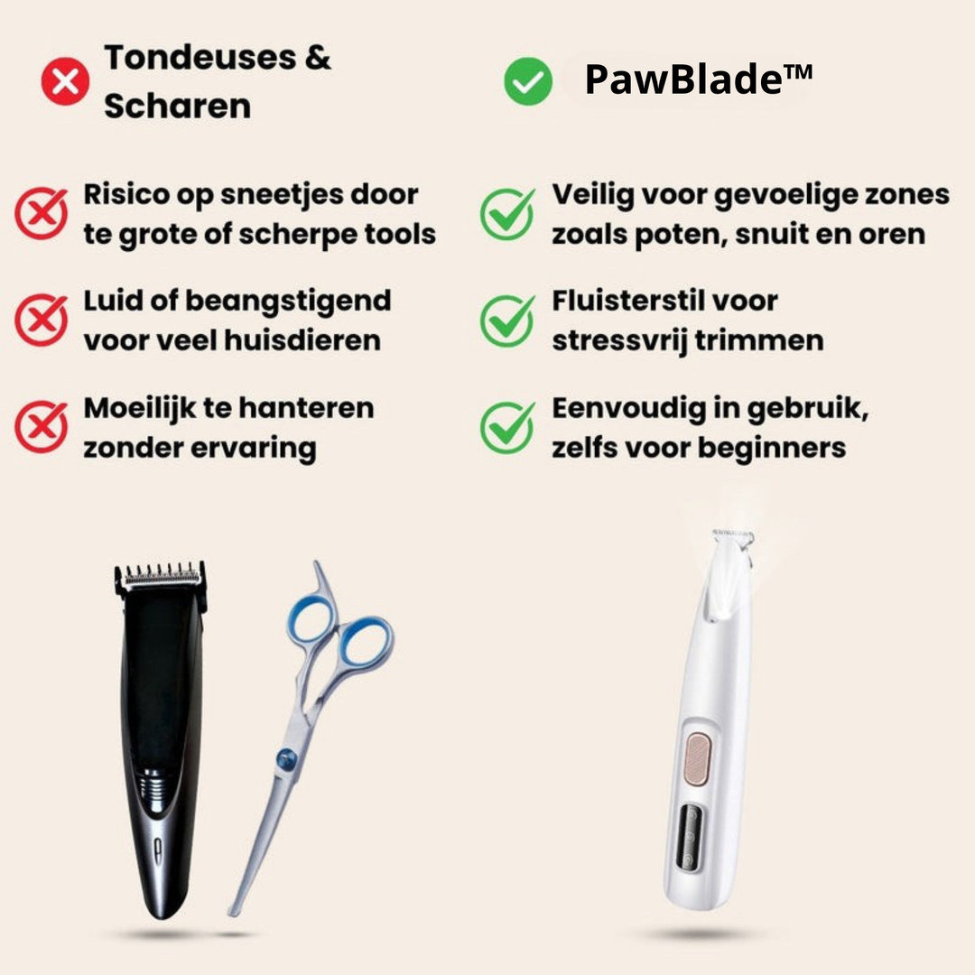 PawBlade™ - Professionele Trimmer voor Huisdieren