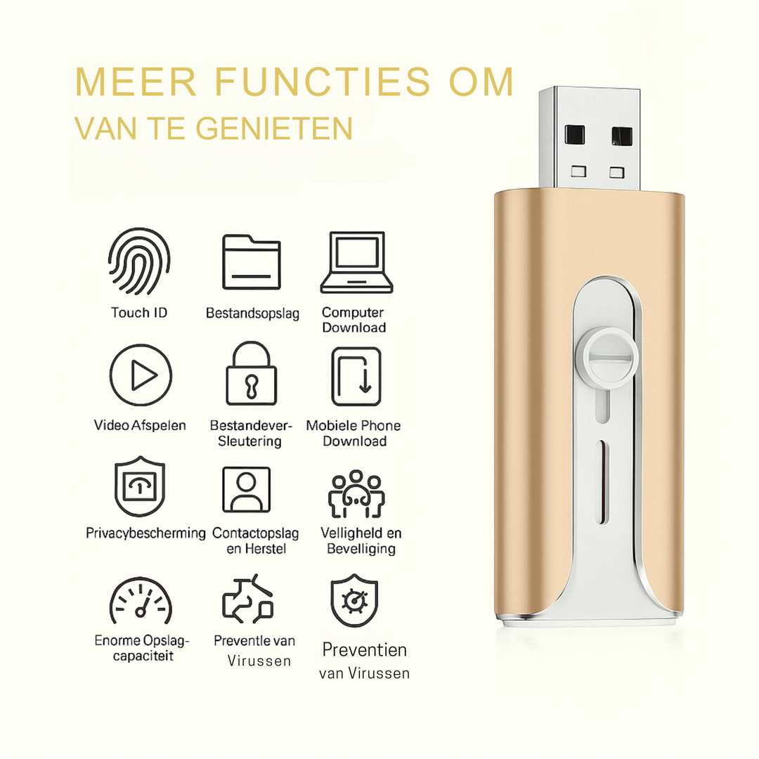 UniDriveX™ Jouw 4-in-1 Stick