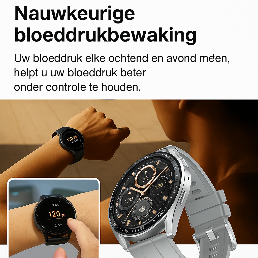 GlucoTrack™ | Nauwkeurige Glucose Smartwatch