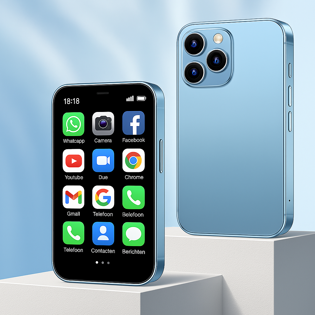 Mini Smartphone | Voor Jong & Oud (+GRATIS HOESJE)