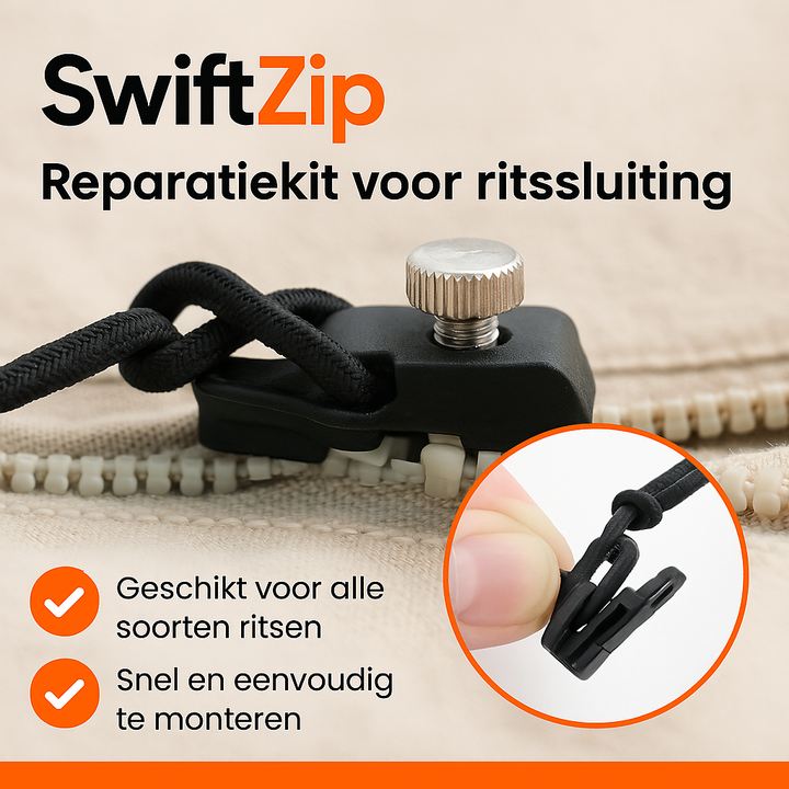 SwiftZip™ Premium Rits Reparatieset