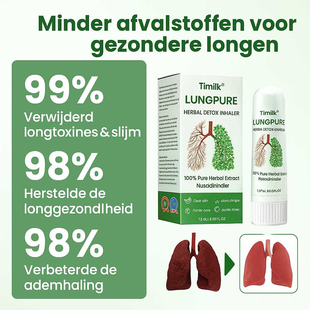 Timilk® Herstel je Longen Optimaal