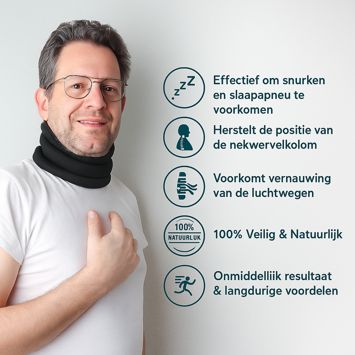 SnoreEase™ Vermindert Snurken & Slaapapneu