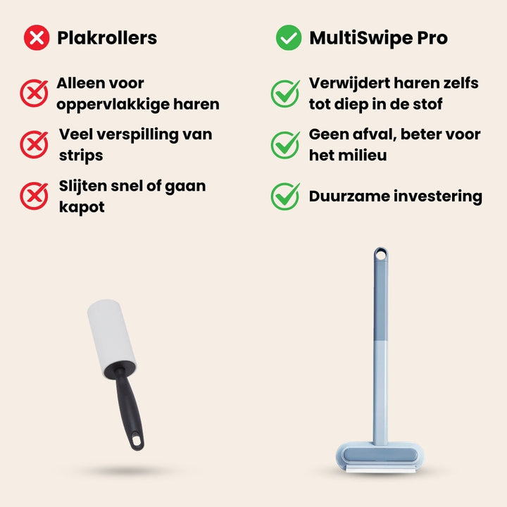 MultiSwipe Pro™ - 3-in-1 Huisdierhaar Verwijderaar