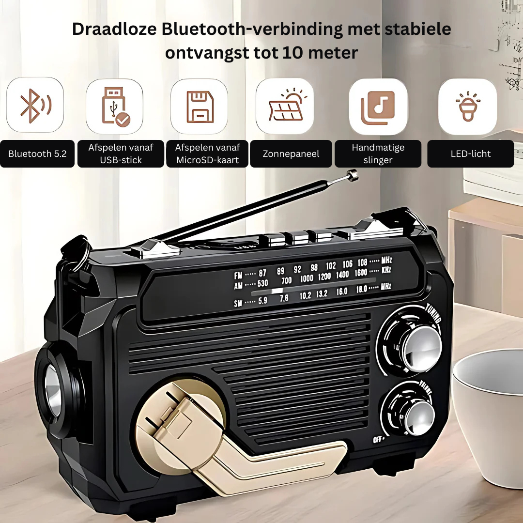 SafeGear | Noodradio met Powerbank