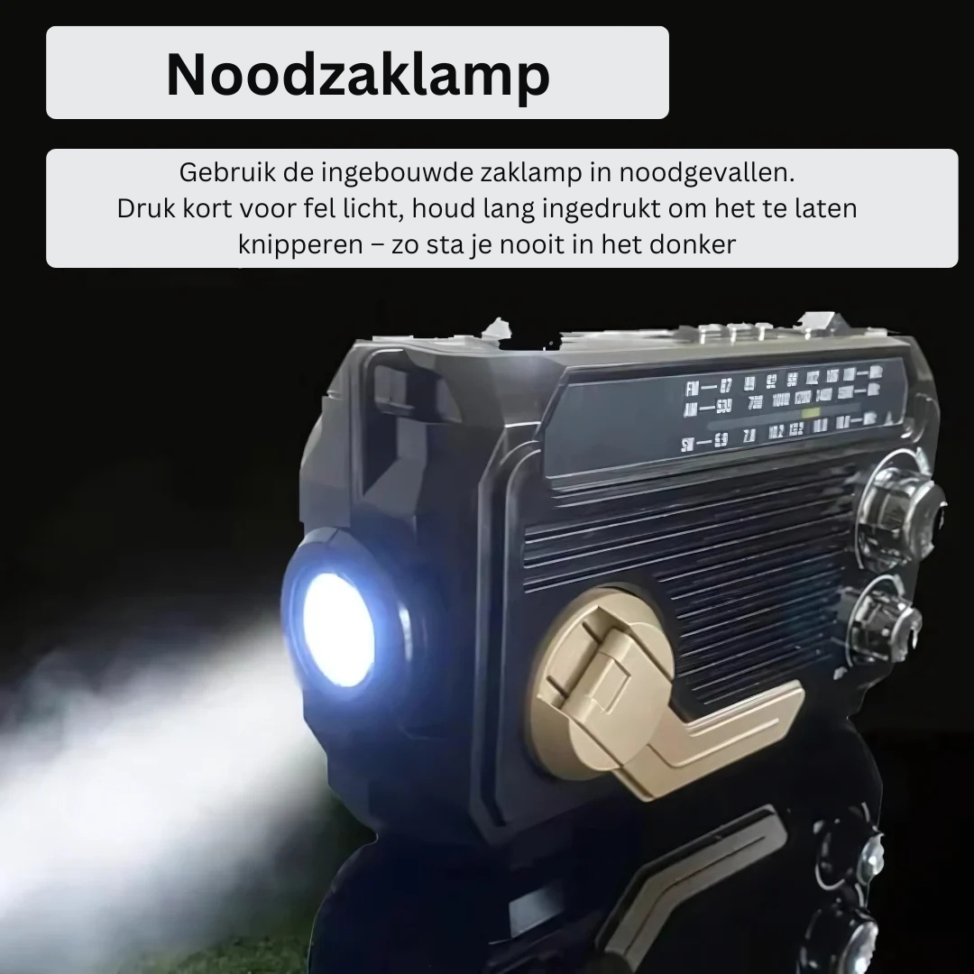 SafeGear | Noodradio met Powerbank