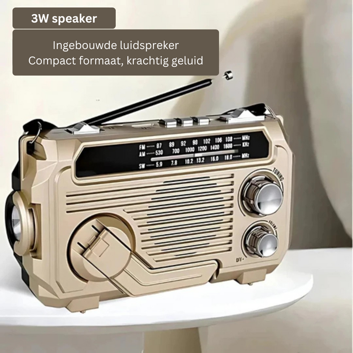SafeGear | Noodradio met Powerbank