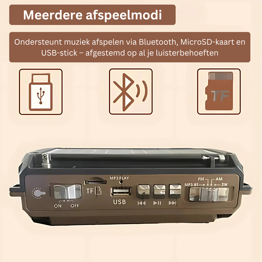 SafeGear | Noodradio met Powerbank