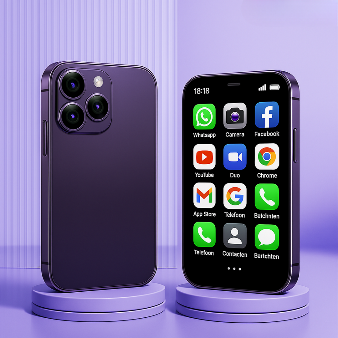 Mini Smartphone | Voor Jong & Oud (+GRATIS HOESJE)