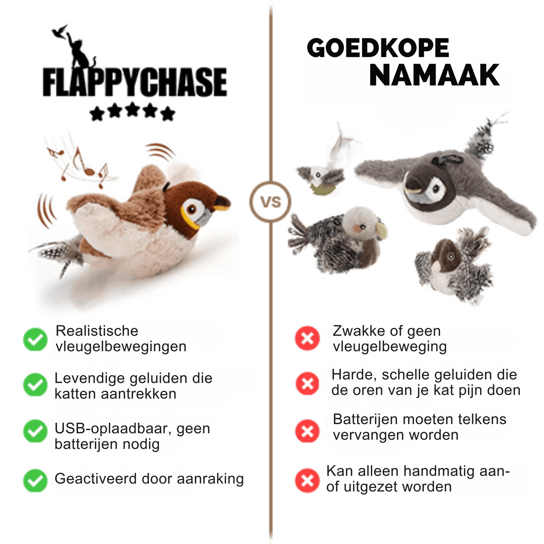 FlappyChase™ Kattenspeelgoed
