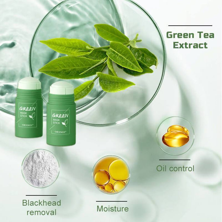 Green Tea Mask™ | Vaarwel Acné & Mee-Eters
