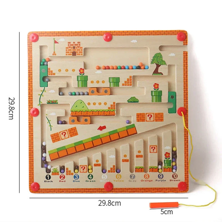 MarioPlay™ Spelbord | Zelfstandig Ontdekken, Puzzelen en Leren.