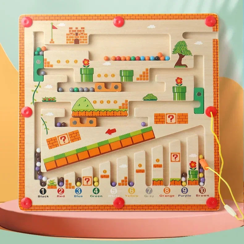 MarioPlay™ Spelbord | Zelfstandig Ontdekken, Puzzelen en Leren.