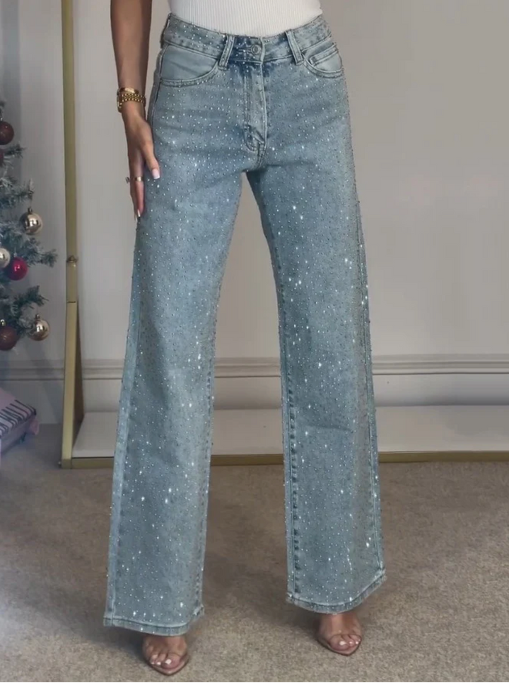 Aurora Glinsterende Jeans