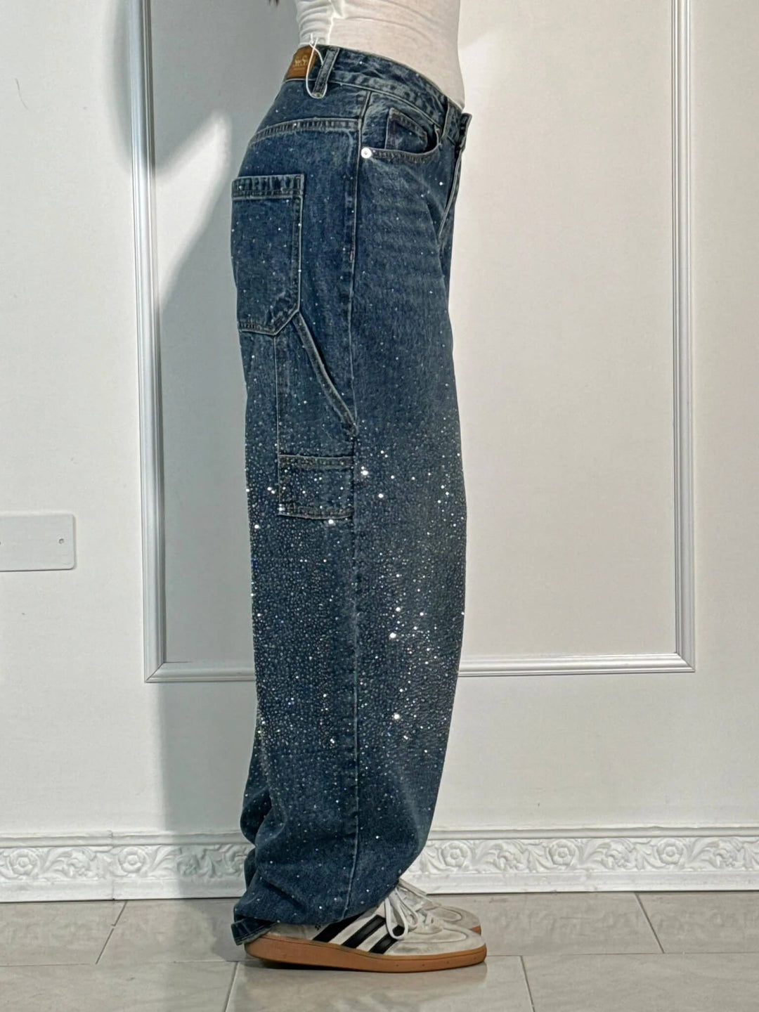 Aurora Glinsterende Jeans