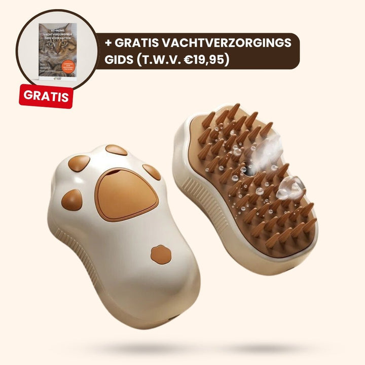 CharmPaw™ Vacht Verfrissende Stoomborstel - Voor Katten & Honden