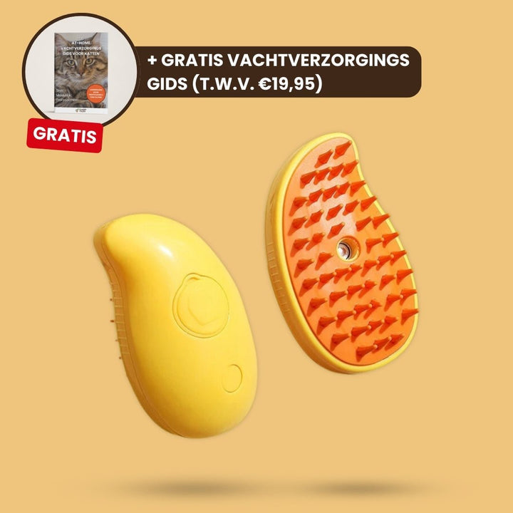 CharmPaw™ Vacht Verfrissende Stoomborstel - Voor Katten & Honden
