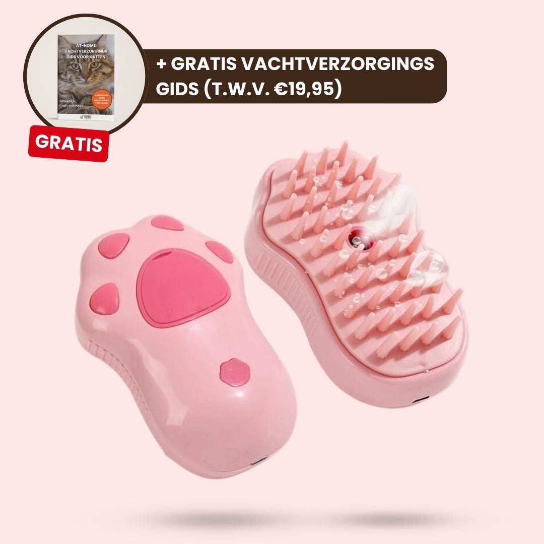 CharmPaw™ Vacht Verfrissende Stoomborstel - Voor Katten & Honden
