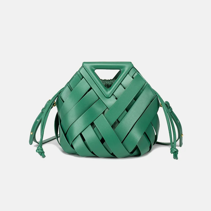 Aeris Woven Bucket Handtas