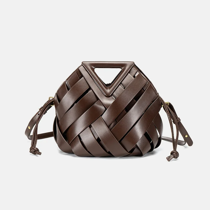 Aeris Woven Bucket Handtas