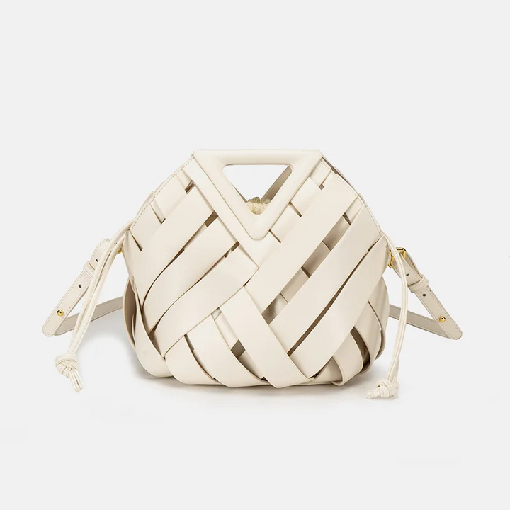 Aeris Woven Bucket Handtas