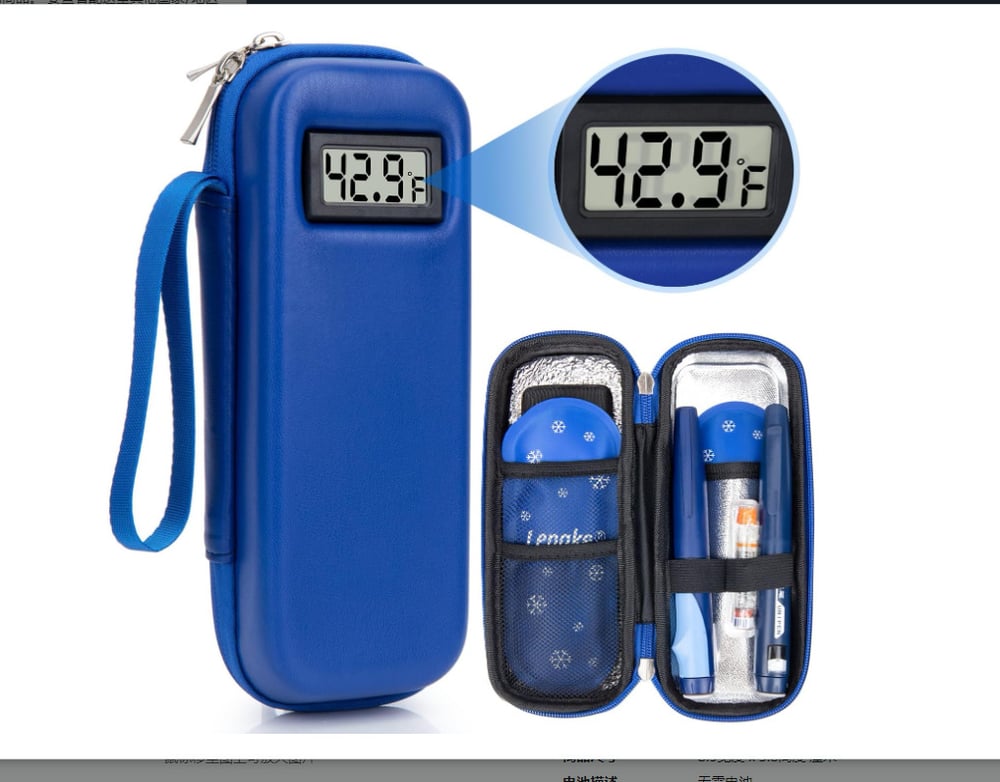 Glucase Display™ Houdt je Insuline Urenlang Koel