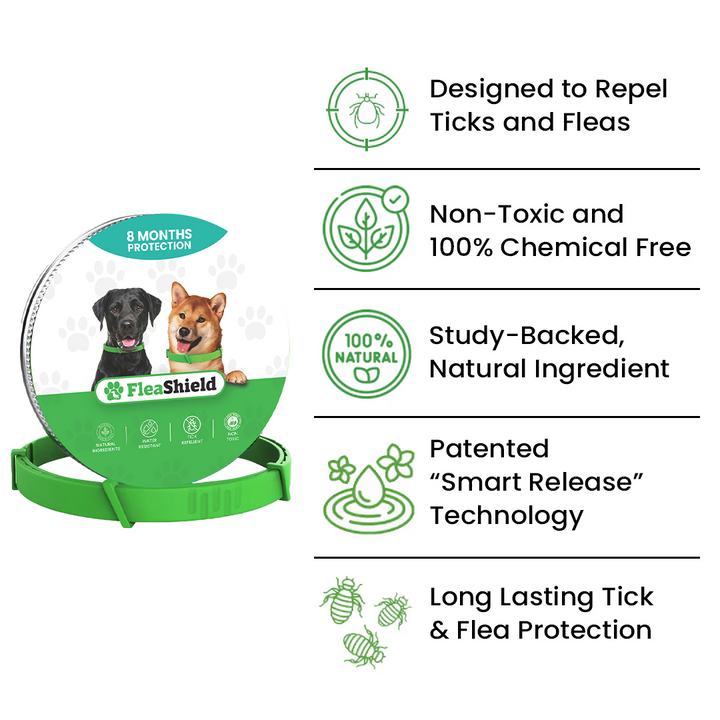 FleaShield™ Flea & Tick Relief Collar